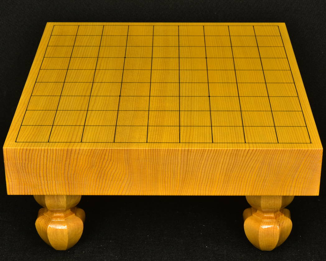 安心の日本製 碁盤 囲碁盤 一般的な普及品で新桂10号卓上接合碁盤（約
