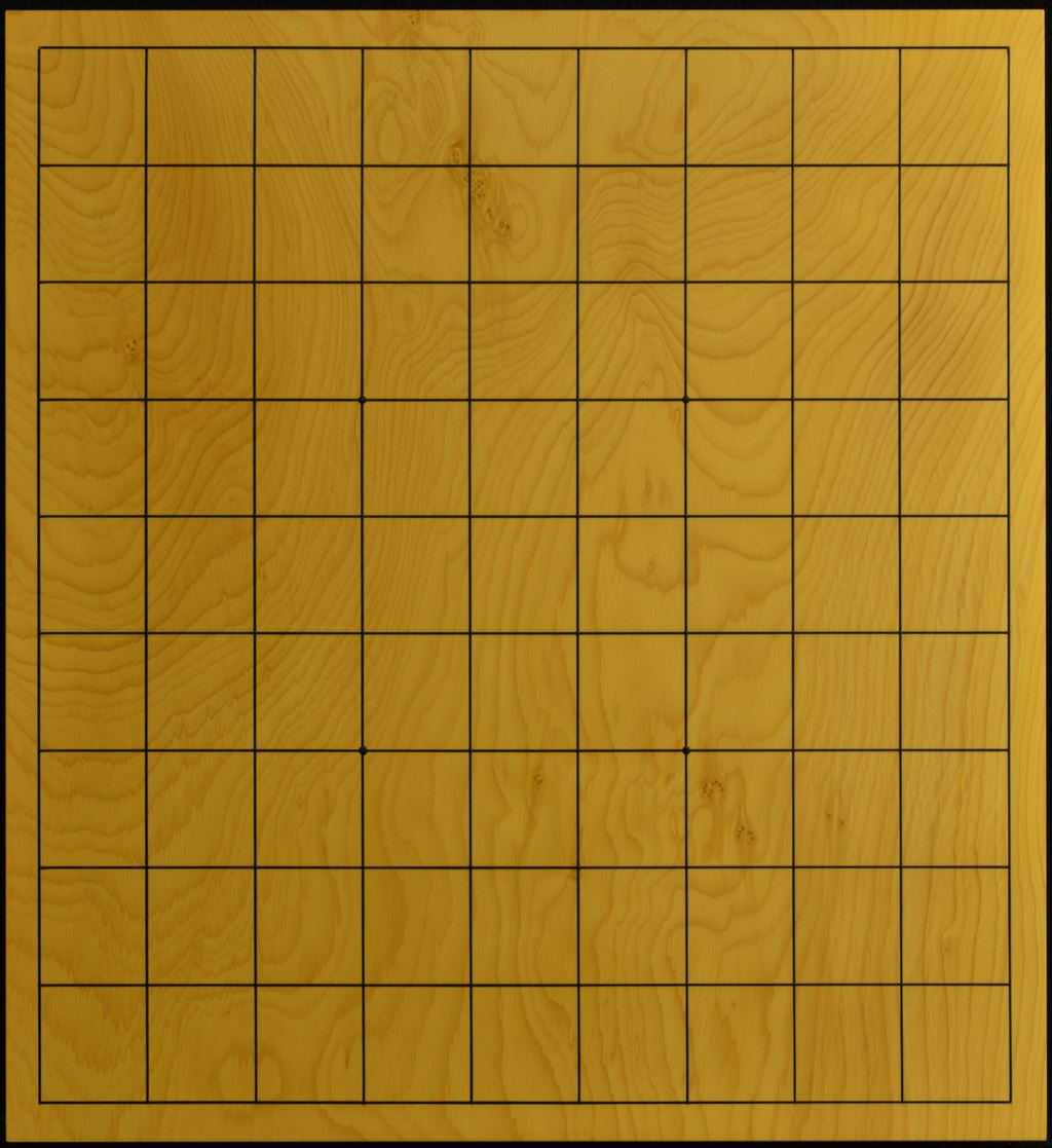 卓上将棋盤 本榧(日本産)板目一枚板 t6486