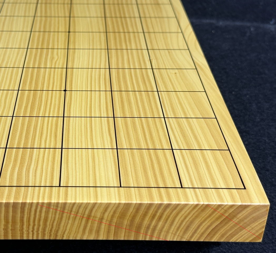 卓上将棋盤 本榧（日本・日向産）一枚板 t6769